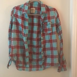 Plaid button up